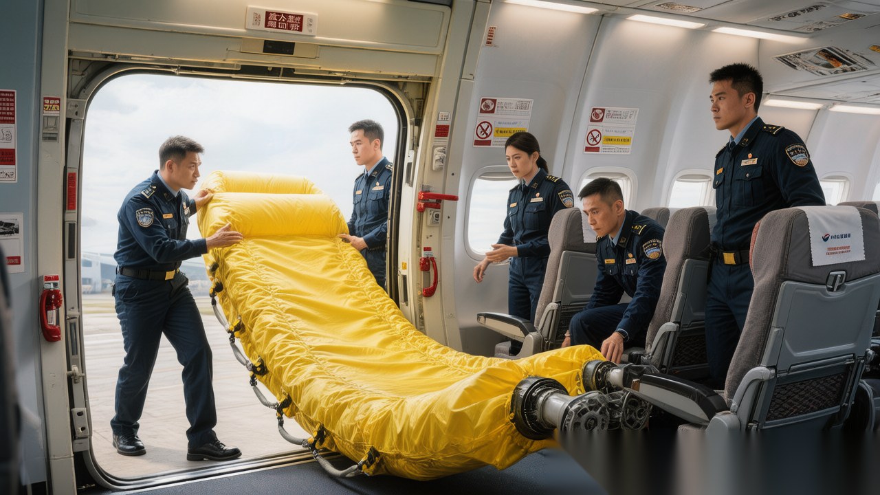 飞机应急逃生门技术解析——航铁集团航空安全科普